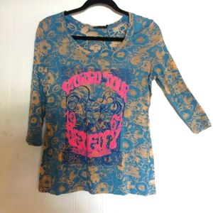 VINTAGE Seven7 shirt in good shape. 1964 world tour. 21.5" Pit To Pit. Size L.